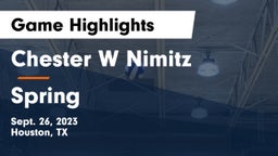 Chester W Nimitz  vs Spring  Game Highlights - Sept. 26, 2023