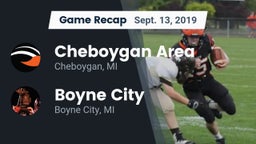 Recap: Cheboygan Area  vs. Boyne City  2019
