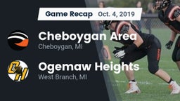 Recap: Cheboygan Area  vs. Ogemaw Heights  2019