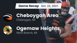 Recap: Cheboygan Area  vs. Ogemaw Heights  2021