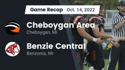 Recap: Cheboygan Area  vs. Benzie Central  2022