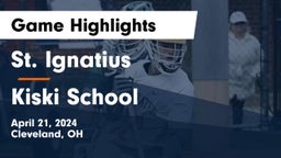 St. Ignatius vs Kiski School Game Highlights - April 21, 2024