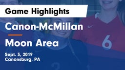 Canon-McMillan  vs Moon Area  Game Highlights - Sept. 3, 2019