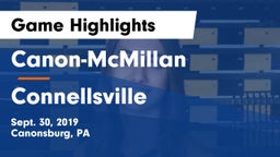 Canon-McMillan  vs Connellsville  Game Highlights - Sept. 30, 2019