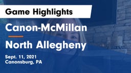 Canon-McMillan  vs North Allegheny Game Highlights - Sept. 11, 2021