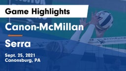 Canon-McMillan  vs Serra Game Highlights - Sept. 25, 2021