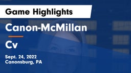 Canon-McMillan  vs Cv Game Highlights - Sept. 24, 2022