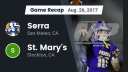 Recap: Serra  vs. St. Mary's  2017