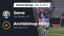 Recap: Serra  vs. Archbishop Mitty  2017