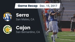 Recap: Serra  vs. Cajon  2017