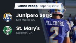 Recap: Junipero Serra  vs. St. Mary's  2019