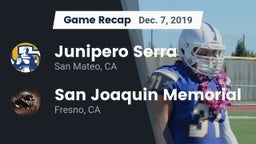 Recap: Junipero Serra  vs. San Joaquin Memorial  2019