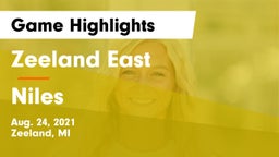 Zeeland East  vs Niles  Game Highlights - Aug. 24, 2021