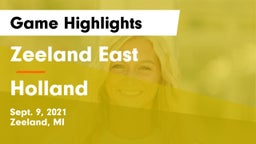 Zeeland East  vs Holland  Game Highlights - Sept. 9, 2021
