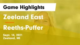 Zeeland East  vs Reeths-Puffer  Game Highlights - Sept. 14, 2021