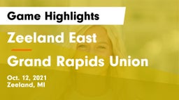 Zeeland East  vs Grand Rapids Union Game Highlights - Oct. 12, 2021