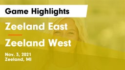 Zeeland East  vs Zeeland West  Game Highlights - Nov. 3, 2021