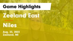 Zeeland East  vs Niles  Game Highlights - Aug. 23, 2022