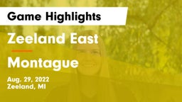 Zeeland East  vs Montague  Game Highlights - Aug. 29, 2022
