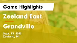 Zeeland East  vs Grandville Game Highlights - Sept. 23, 2022