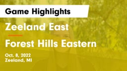 Zeeland East  vs Forest Hills Eastern Game Highlights - Oct. 8, 2022