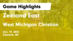Zeeland East  vs West Michigan Christian Game Highlights - Oct. 19, 2022