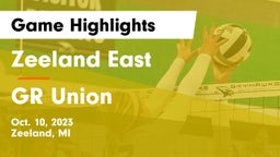 Zeeland East  vs GR Union Game Highlights - Oct. 10, 2023