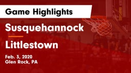 Susquehannock  vs Littlestown  Game Highlights - Feb. 3, 2020