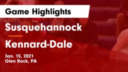 Susquehannock  vs Kennard-Dale  Game Highlights - Jan. 15, 2021