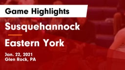 Susquehannock  vs Eastern York  Game Highlights - Jan. 22, 2021
