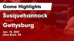 Susquehannock  vs Gettysburg Game Highlights - Jan. 10, 2022