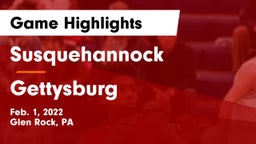 Susquehannock  vs Gettysburg Game Highlights - Feb. 1, 2022