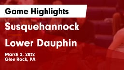Susquehannock  vs Lower Dauphin  Game Highlights - March 2, 2022