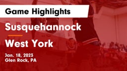 Susquehannock  vs West York  Game Highlights - Jan. 18, 2023