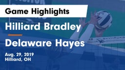 Hilliard Bradley  vs Delaware Hayes Game Highlights - Aug. 29, 2019