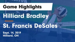 Hilliard Bradley  vs St. Francis DeSales Game Highlights - Sept. 14, 2019