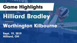 Hilliard Bradley  vs Worthington Kilbourne Game Highlights - Sept. 19, 2019