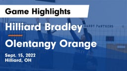 Hilliard Bradley  vs Olentangy Orange  Game Highlights - Sept. 15, 2022