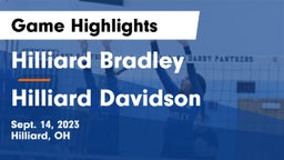 Hilliard Bradley  vs Hilliard Davidson  Game Highlights - Sept. 14, 2023