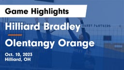 Hilliard Bradley  vs Olentangy Orange  Game Highlights - Oct. 10, 2023