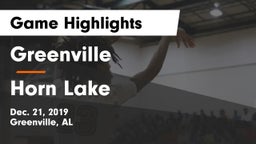 Greenville  vs Horn Lake  Game Highlights - Dec. 21, 2019