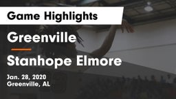 Greenville  vs Stanhope Elmore  Game Highlights - Jan. 28, 2020