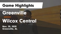 Greenville  vs Wilcox Central  Game Highlights - Nov. 20, 2020