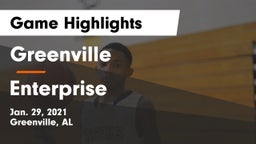 Greenville  vs Enterprise  Game Highlights - Jan. 29, 2021