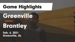 Greenville  vs Brantley  Game Highlights - Feb. 6, 2021