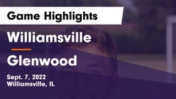 Williamsville  vs Glenwood  Game Highlights - Sept. 7, 2022