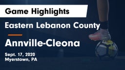 Eastern Lebanon County  vs Annville-Cleona  Game Highlights - Sept. 17, 2020