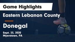 Eastern Lebanon County  vs Donegal Game Highlights - Sept. 23, 2020