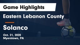 Eastern Lebanon County  vs Solanco Game Highlights - Oct. 21, 2020