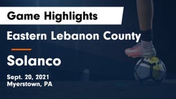 Eastern Lebanon County  vs Solanco Game Highlights - Sept. 20, 2021